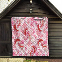 Pink Palaka Hawaii Aloha Quilt Koi Pond Mix Sakura - Polynesian Pride