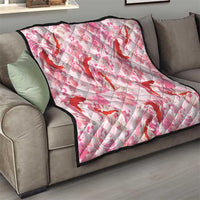 Pink Palaka Hawaii Aloha Quilt Koi Pond Mix Sakura - Polynesian Pride