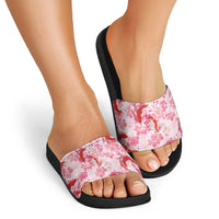 Pink Palaka Hawaii Aloha Slide Sandals Koi Pond Mix Sakura LT7 - Polynesian Pride