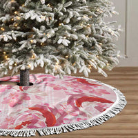Pink Palaka Hawaii Aloha Tree Skirt Koi Pond Mix Sakura - Polynesian Pride