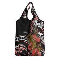 Hawaii Valentine Grocery Bag Plumeria Aloha Wau Ia Oe LT7 - Polynesian Pride