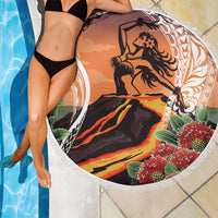 Hawaii Women's Day Tribal Beach Blanket Pele Honua Mea LT7 - Polynesian Pride