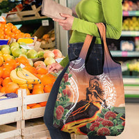 Hawaii Women's Day Tribal Grocery Bag Pele Honua Mea LT7 - Polynesian Pride