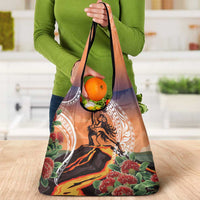 Hawaii Women's Day Tribal Grocery Bag Pele Honua Mea LT7 - Polynesian Pride