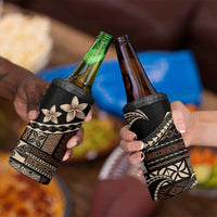 Samoa Siapo Mamanu 4 in 1 Can Cooler Tumbler Waves Motifs LT7 - Polynesian Pride
