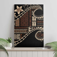 Samoa Siapo Mamanu Canvas Wall Art Waves Motifs LT7 - Polynesian Pride