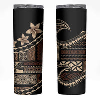 Samoa Siapo Mamanu Skinny Tumbler Waves Motifs
