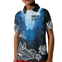 World Ocean Day Pasifika Kid Polo Shirt Awaken New Depths