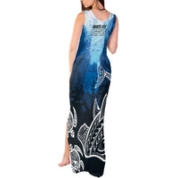 World Ocean Day Pasifika Tank Maxi Dress Awaken New Depths LT7 - Polynesian Pride