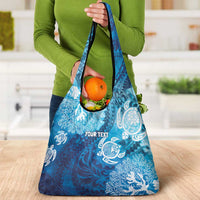 Hawaii World Ocean Day Grocery Bag Kakau Turtles LT7 - Polynesian Pride