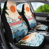 Summer Holiday It's 5 o'clock Somewhere Vintage Hawaii Car Seat Cover