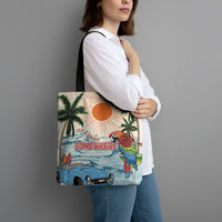 Summer Holiday It's 5 o'clock Somewhere Vintage Hawaii Tote Bag