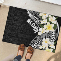Aloha Hawaii Festive Rubber Doormat Frangipani Lace Classic LT7 - Polynesian Pride