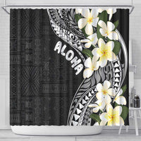 Aloha Hawaii Festive Shower Curtain Frangipani Lace Classic LT7 - Polynesian Pride