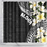 Aloha Hawaii Festive Shower Curtain Frangipani Lace Classic LT7 - Polynesian Pride