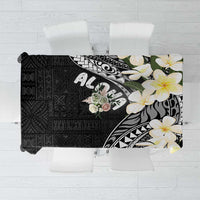 Aloha Hawaii Festive Tablecloth Frangipani Lace Classic LT7 Black - Polynesian Pride