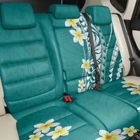 Hawaii Aloha Back Car Seat Cover Plumeria Vintage - Teal LT7