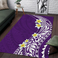 Hawaii Aloha Area Rug Plumeria Vintage - Violet LT7 Violet - Polynesian Pride