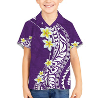 Hawaii Aloha Hawaiian Shirt Plumeria Vintage - Violet LT7 - Polynesian Pride