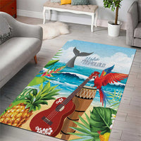 Aloha Honolulu Festival Area Rug Ukulele By The Shore LT7 - Polynesian Pride