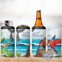 Aloha Honolulu Festival 4 in 1 Can Cooler Tumbler Ukulele By The Shore LT7 - Polynesian Pride