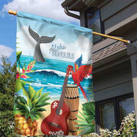 Aloha Honolulu Festival Garden Flag Ukulele By The Shore LT7 - Polynesian Pride