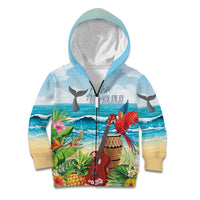 Aloha Honolulu Festival Kid Hoodie Ukulele By The Shore