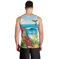 Aloha Honolulu Festival Men Tank Top Ukulele By The Shore LT7 - Polynesian Pride