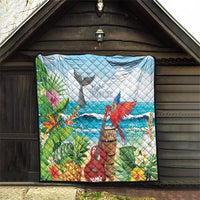 Aloha Honolulu Festival Quilt Ukulele By The Shore
