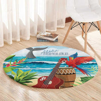 Aloha Honolulu Festival Round Carpet Ukulele By The Shore LT7 - Polynesian Pride