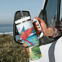 Aloha Honolulu Festival Tumbler With Handle Ukulele By The Shore LT7 - Polynesian Pride