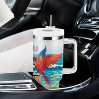 Aloha Honolulu Festival Tumbler With Handle Ukulele By The Shore LT7 - Polynesian Pride