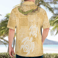 Aloha Honolulu Festival Hawaiian Shirt Hawaii Kapa Mix Flowers Lei LT7 - Polynesian Pride