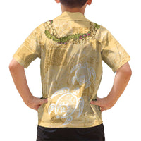Aloha Honolulu Festival Hawaiian Shirt Hawaii Kapa Mix Flowers Lei LT7 - Polynesian Pride