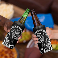 Polynesia Beach Volleyball Personalized 4 in 1 Can Cooler Tumbler Basic LT7 - Polynesian Pride