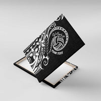 Polynesia Beach Volleyball Personalized Canvas Wall Art Basic LT7 With Frame Black - Polynesian Pride