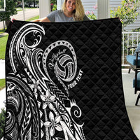 Polynesia Beach Volleyball Personalized Quilt Basic