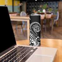 Polynesia Beach Volleyball Personalized Skinny Tumbler Basic