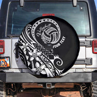Polynesia Beach Volleyball Personalized Spare Tire Cover Basic LT7 Black - Polynesian Pride