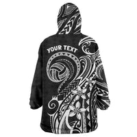 Polynesia Beach Volleyball Personalized Wearable Blanket Hoodie Basic LT7 - Polynesian Pride