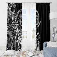 Polynesia Beach Volleyball Personalized Window Curtain Basic LT7 - Polynesian Pride