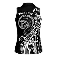 Polynesia Beach Volleyball Personalized Women Sleeveless Polo Shirt Basic