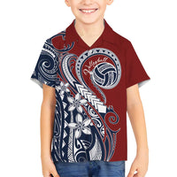 Polynesia Beach Volleyball Personalized Family Matching Puletasi and Hawaiian Shirt Special