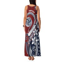 Polynesia Beach Volleyball Personalized Family Matching Tank Maxi Dress and Hawaiian Shirt Special