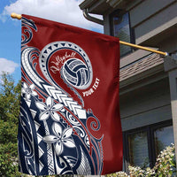 Polynesia Beach Volleyball Personalized Garden Flag Special LT7 - Polynesian Pride