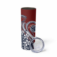 Polynesia Beach Volleyball Personalized Skinny Tumbler Special