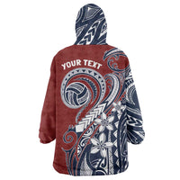 Polynesia Beach Volleyball Personalized Wearable Blanket Hoodie Special LT7 - Polynesian Pride
