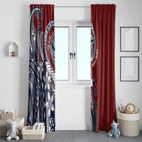 Polynesia Beach Volleyball Personalized Window Curtain Special LT7 - Polynesian Pride