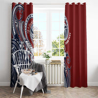 Polynesia Beach Volleyball Personalized Window Curtain Special LT7 - Polynesian Pride