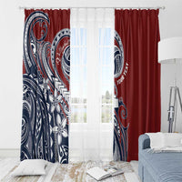 Polynesia Beach Volleyball Personalized Window Curtain Special LT7 - Polynesian Pride